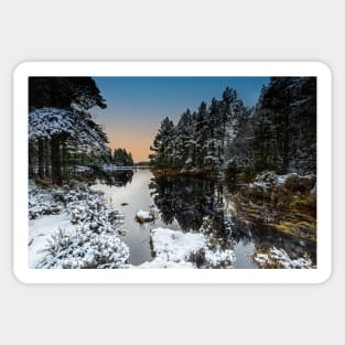 Winter in The Cairngorms Sticker